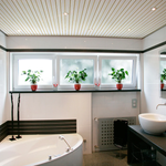 Панель ПВХ потолочная 2-х секционная ЗОЛОТО (3000х240х10мм)