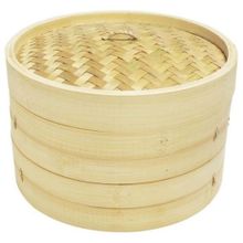 Пароварка бамбуковая Real Tang Steamer 2 яруса 15 см