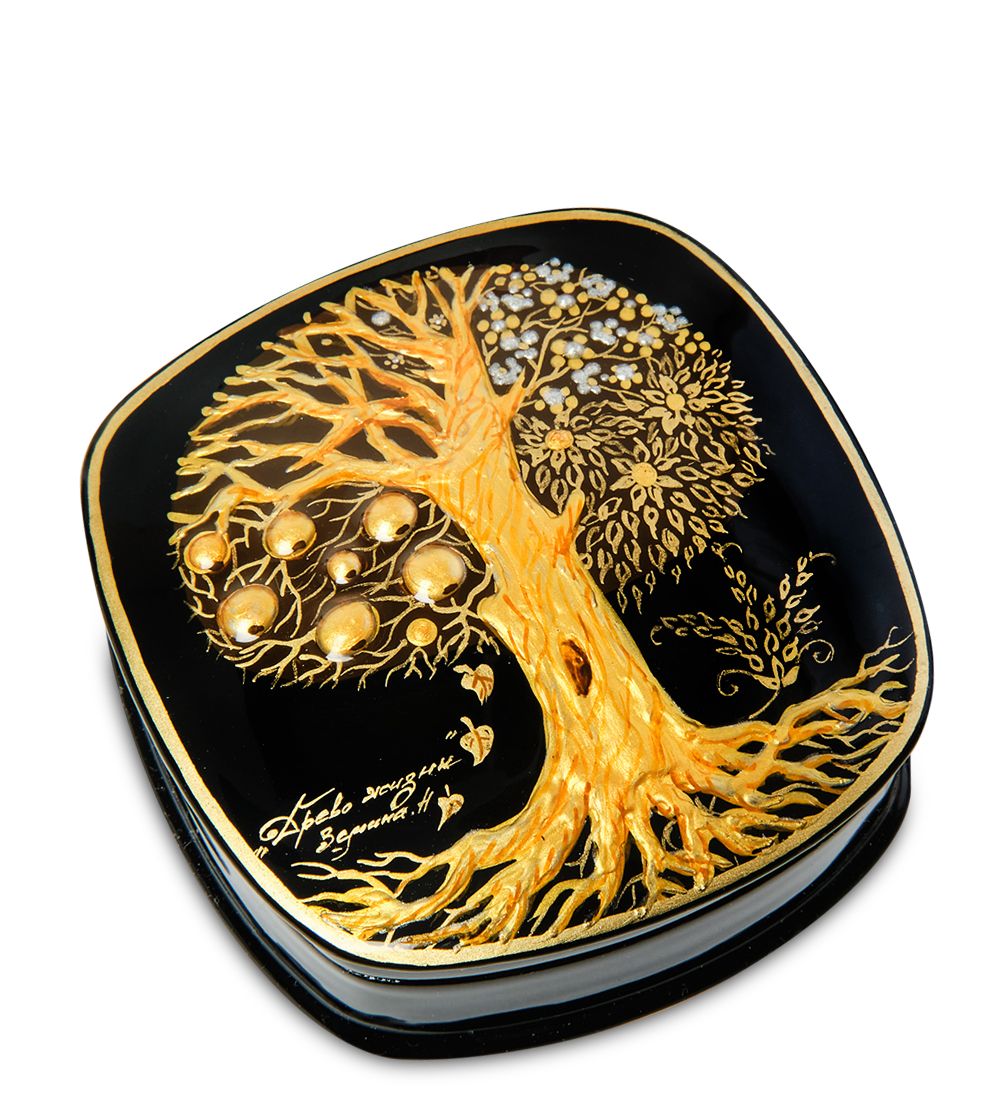 Народные промыслы ШК-55/190 Шкатулка «Древо жизни» исп. Земина