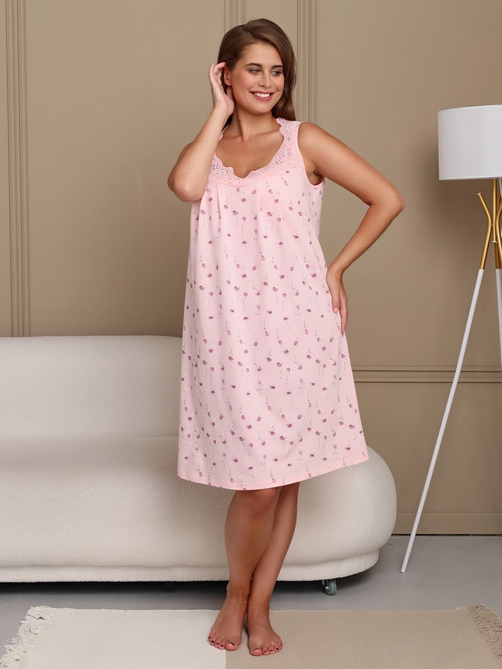 Ночная сорочка Австерия Виотекс РОЗОВЫЙ