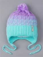 Шапка для мальчика осенняя с завязками