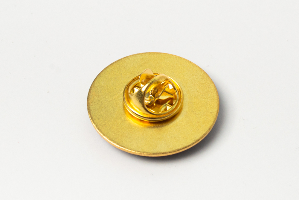 Значок металлический под смолой 25мм