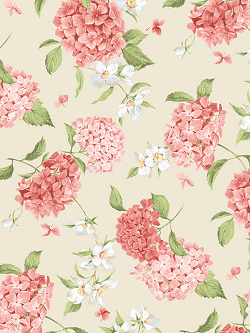 Постельное белье перкаль Сказка "Гортензия/Жасмин" евро Наволочка 50x70 см 2 шт Простынь 240x215 см Пододеяльник 200x215 см