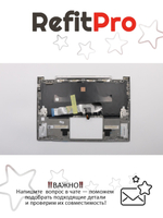 Верхняя панель с клавиатурой (топкейс) для ноутбука Lenovo Yoga 730-13IKB. раскладка - английская, с подсветкой, серая (5CB0Q95936), оригинал