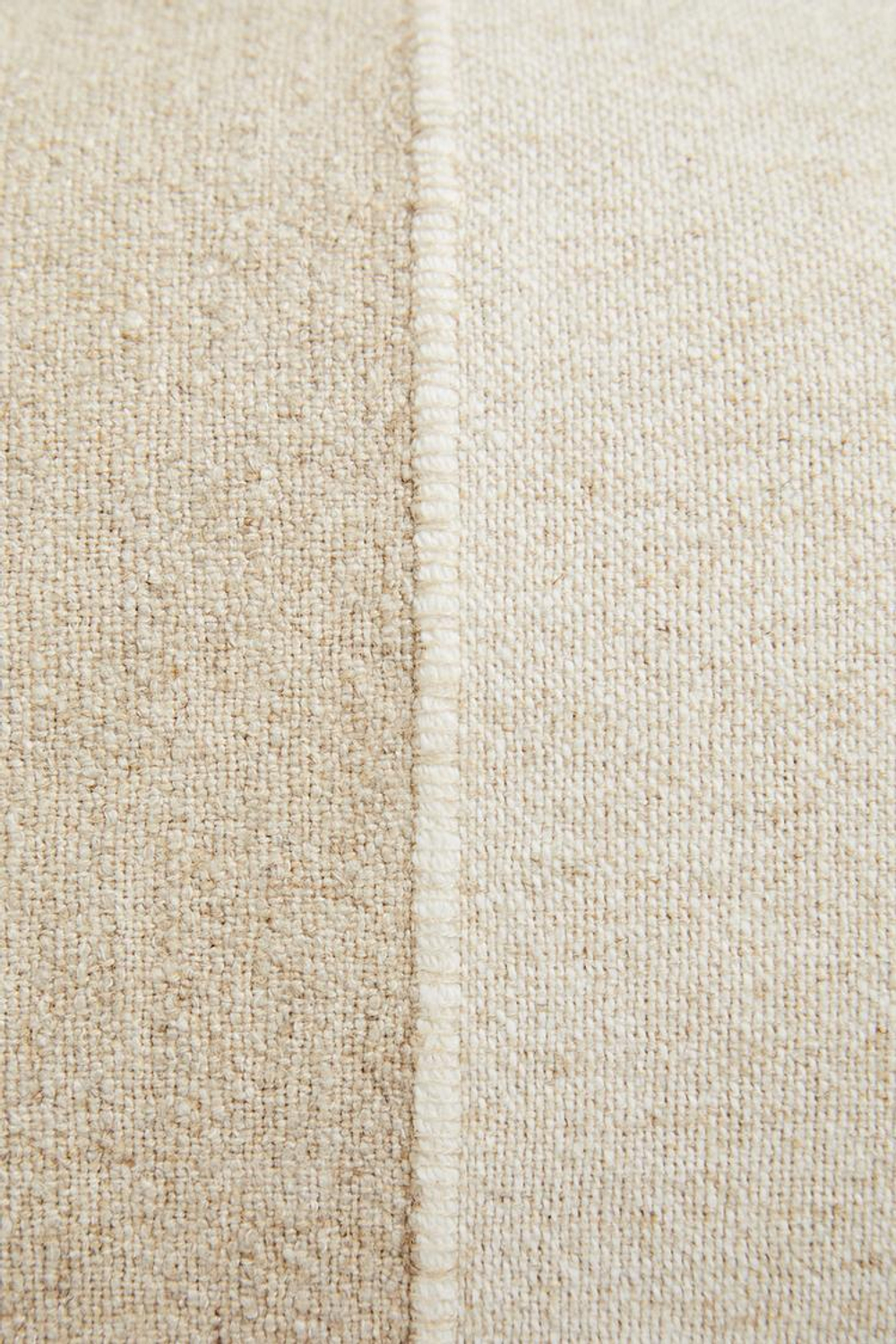 ZARA HOME ЧЕХОЛ ДЛЯ ДЕКОРАТИВНОЙ ПОДУШКИ С ВЫШИВКОЙ В ПОЛОСКУ, СВЕТЛО-БЕЖЕВЫЙ