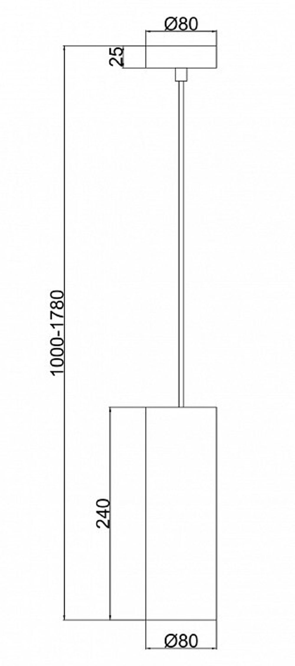 Подвесной светильник Maytoni Gioia P011PL-01CH