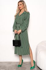 Платье Делиса (зеленый/черный) Р11-1191/3 Nikol (Акция)