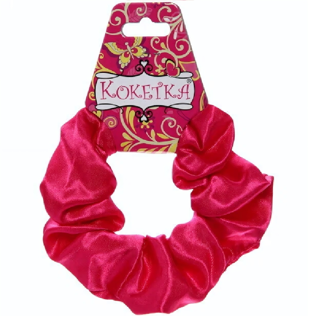 Резинка для волос 1шт "Кокетка - Mirabelle", цвет фуксия (JINRE TRAVEL)
