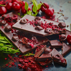 Вишня сублимированной сушки, слайсы, 250 гр.