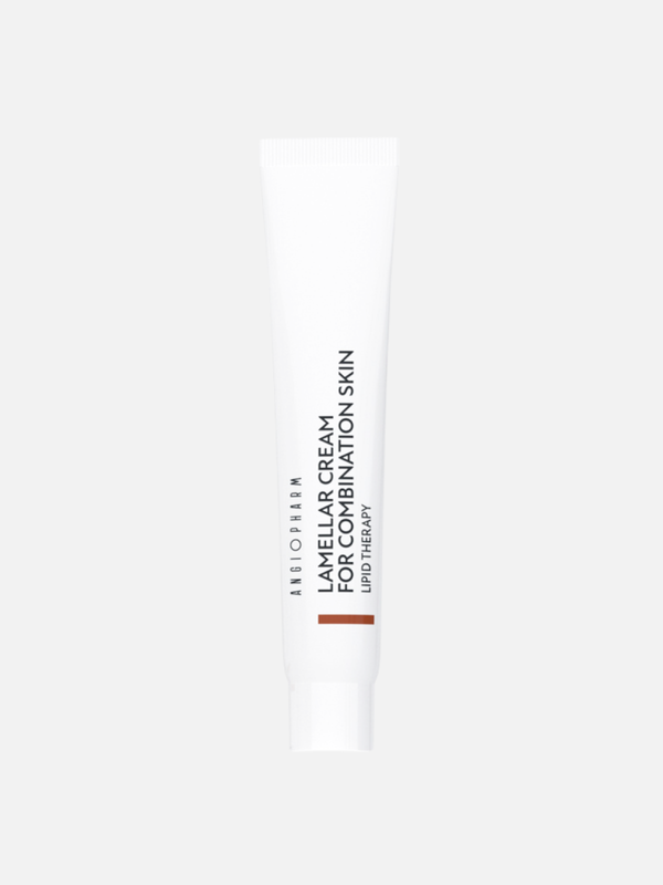 Ламеллярный крем для комбинированной кожи Lamellar Cream for Combination Skin, Ангиофарм, 7 мл (Миниатюра)
