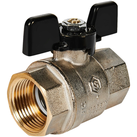 Кран шар. 1"ВВ б. STOUT PN40 (полнопроходной)