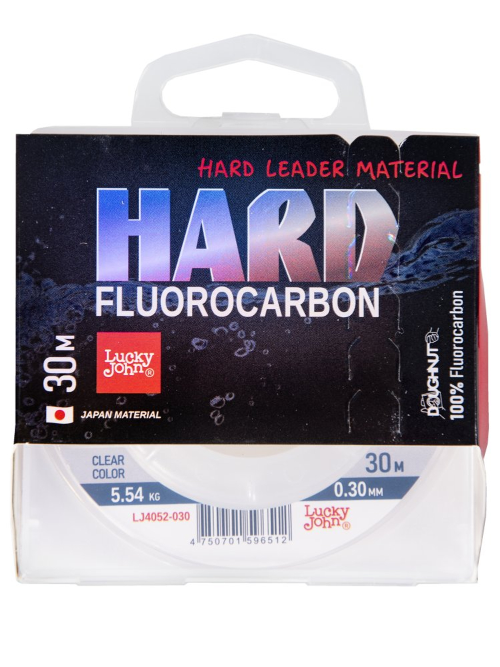 Леска LUCKY JOHN Fluorocarbon Hard 0.30 мм / 30 м