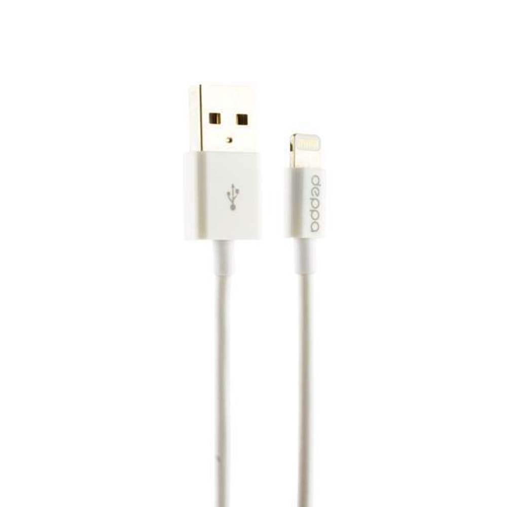 Набор Deppa Ultra MFI D-11150: АЗУ+СЗУ 1А, дата-кабель 8-pin Lightning для Apple 1.2 м, Белый