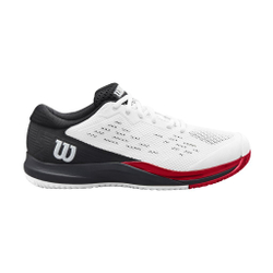 Мужские кроссовки теннисные Wilson Rush Pro Ace M - white/black/poppy red