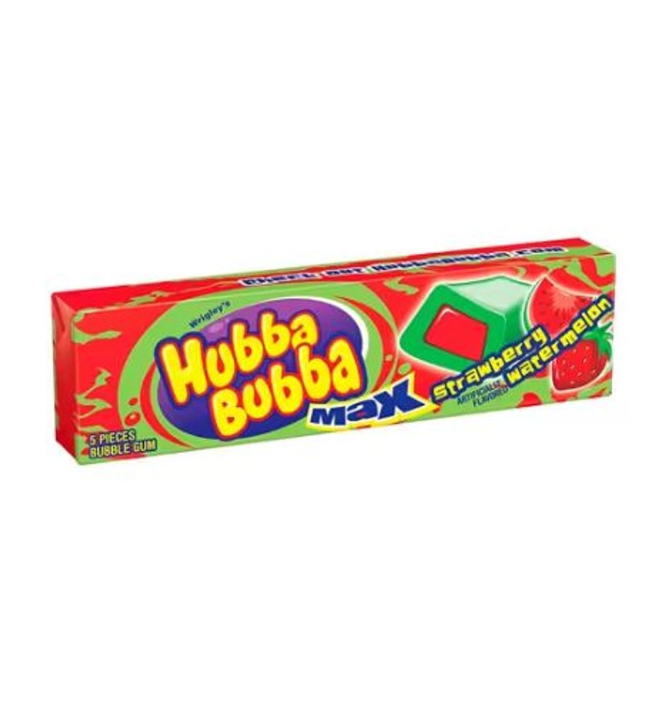Жев.резинка Hubba Bubba Strawberry&amp;Watermelon 40гр
