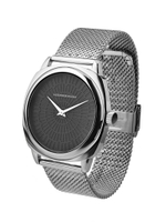 Кварцевые часы Black Hole, серебро