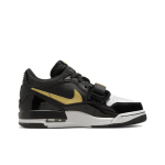Jordan Legacy 312 Low Black Metallic Gold GS