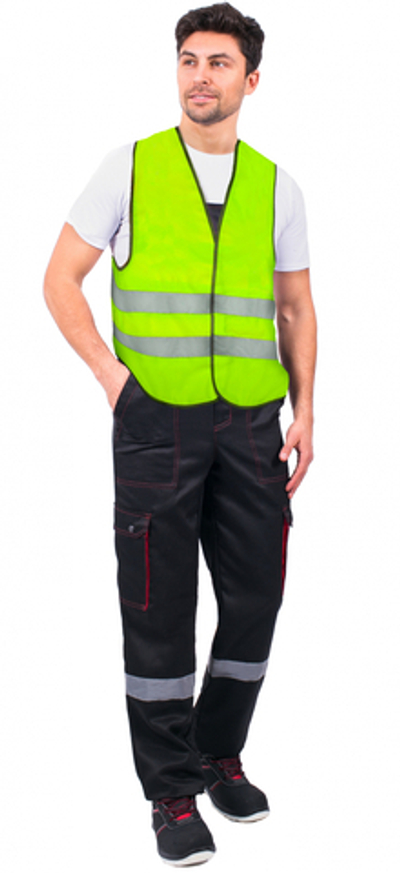 Жилет сигнальный Неон (тк.Полиэфир,60)