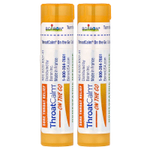Boiron, ThroatCalm® On The Go, 2 переносных тюбика, 80 гранул в каждом