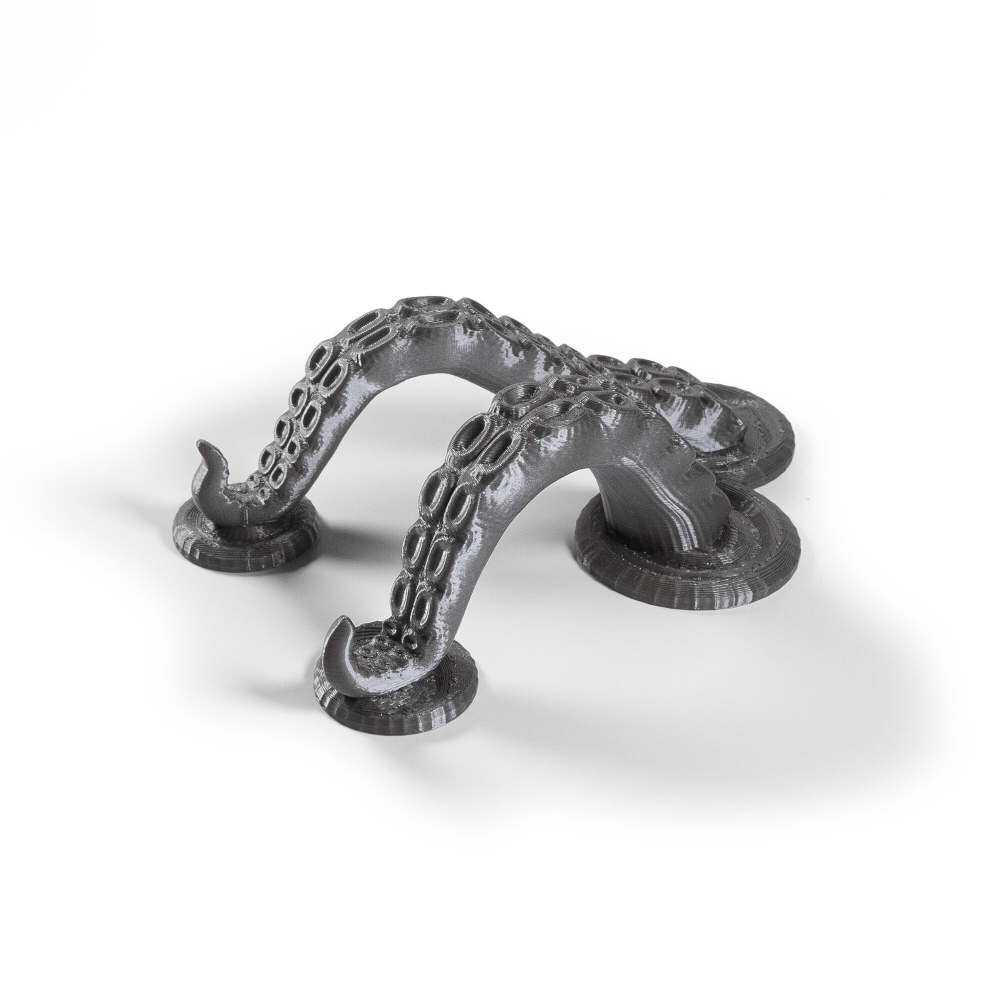 Держатель планшета в виде щупальцев осьминога, серая