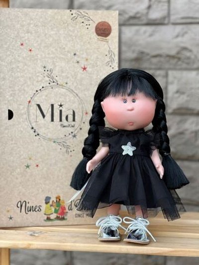 Кукла Nines виниловая 30см MIA BLACK CASE (1134)