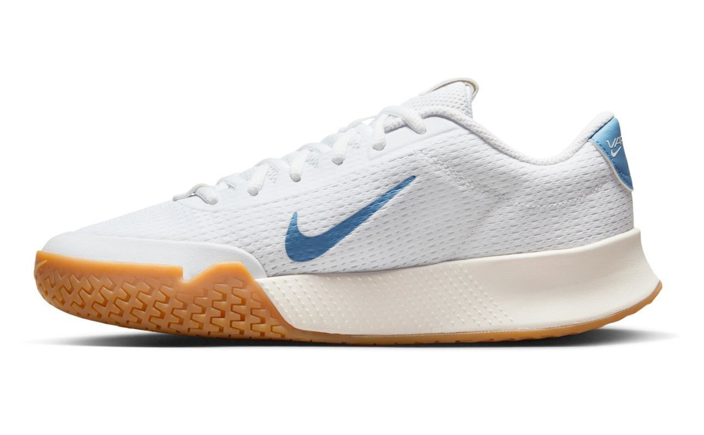 Женские Кроссовки теннисные Nike Court Vapor Lite 2 - white/light blue/sail/gum light brown
