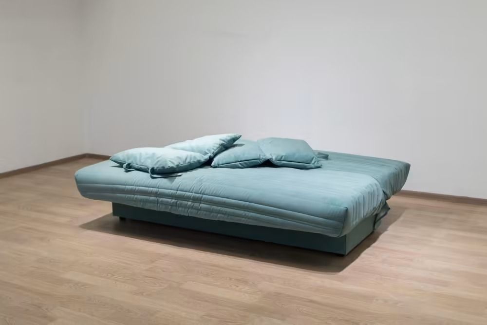 Диван "Матильда" New чехловой (Ньютон Аква блю, 1 категория), Комфорт-S