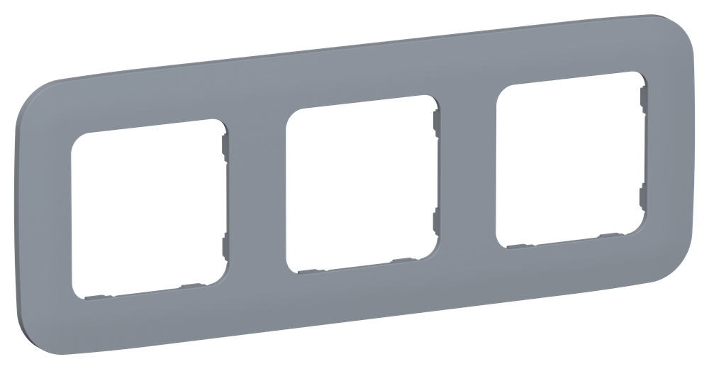 FLITE Рамка 3-местная РУ-3-А-ФлМ маренго IEK