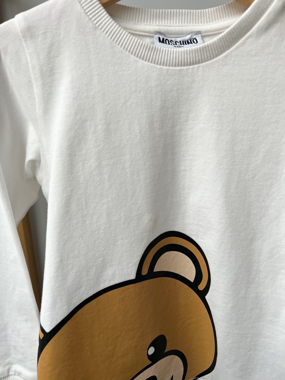 Хлопковый лонгслив Moschino, 98