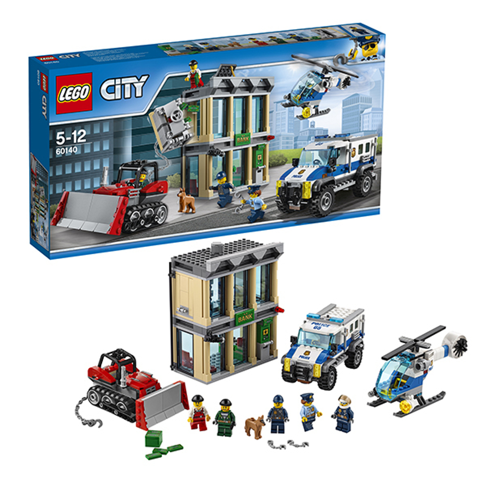 LEGO City: Ограбление на бульдозере 60140 — Bulldozer Break-In — Лего Сити Город