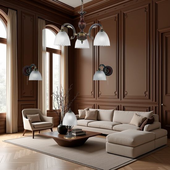 Подвесная люстра Reccagni Angelo L.3510/3