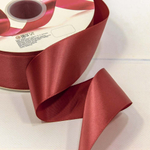 Лента Атласная 5см х 110м Полиэстер класс А (Красный)