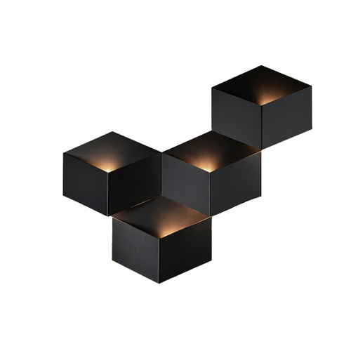 Настенный дизайнерский светильник  Fold 4205 by Vibia (4 плафона, черный)