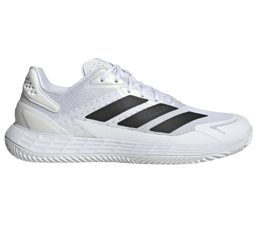 Мужские кроссовки теннисные Adidas Defiant Speed 2 M Clay - footwear white/core black/green one