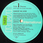 Elvis ‎– Almost In Love (Германия)