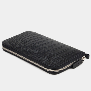 Кошелек Marquise из кожи аллигатора, черного цвета