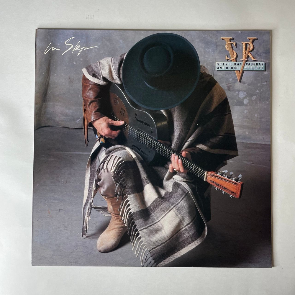 Винтажная виниловая пластинка LP Stevie Ray Vaughan And Double Trouble, In Step (Нидерланды 1989)