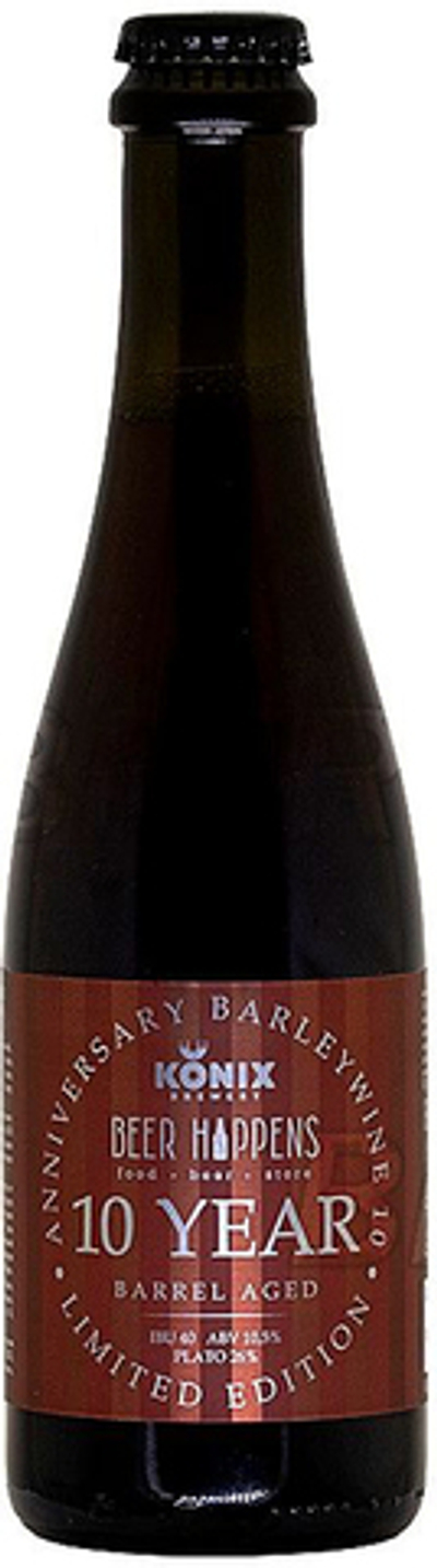 Пиво Коникс Барливайн Бир Хеппенс / Konix Brewery Barrel Aged 0.375 - стекло
