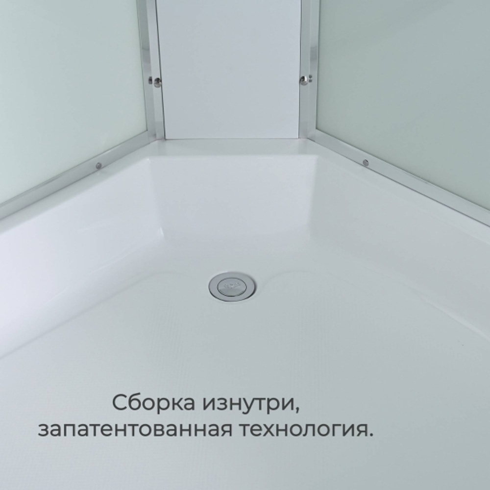 Душевая кабина AvaCan EM3090LEDT прозрачная
