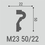 bello deco Молдинг XPS М 23 (22х50) 00-00105654