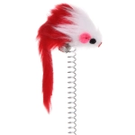 Игрушка для кошек на пружине «Поймай меня» 10*10*20см с бубенцом, цвет голубой✦