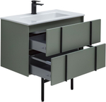 Тумба с раковиной Allen Brau Reality 1.32005.CGM 80 cement grey matt