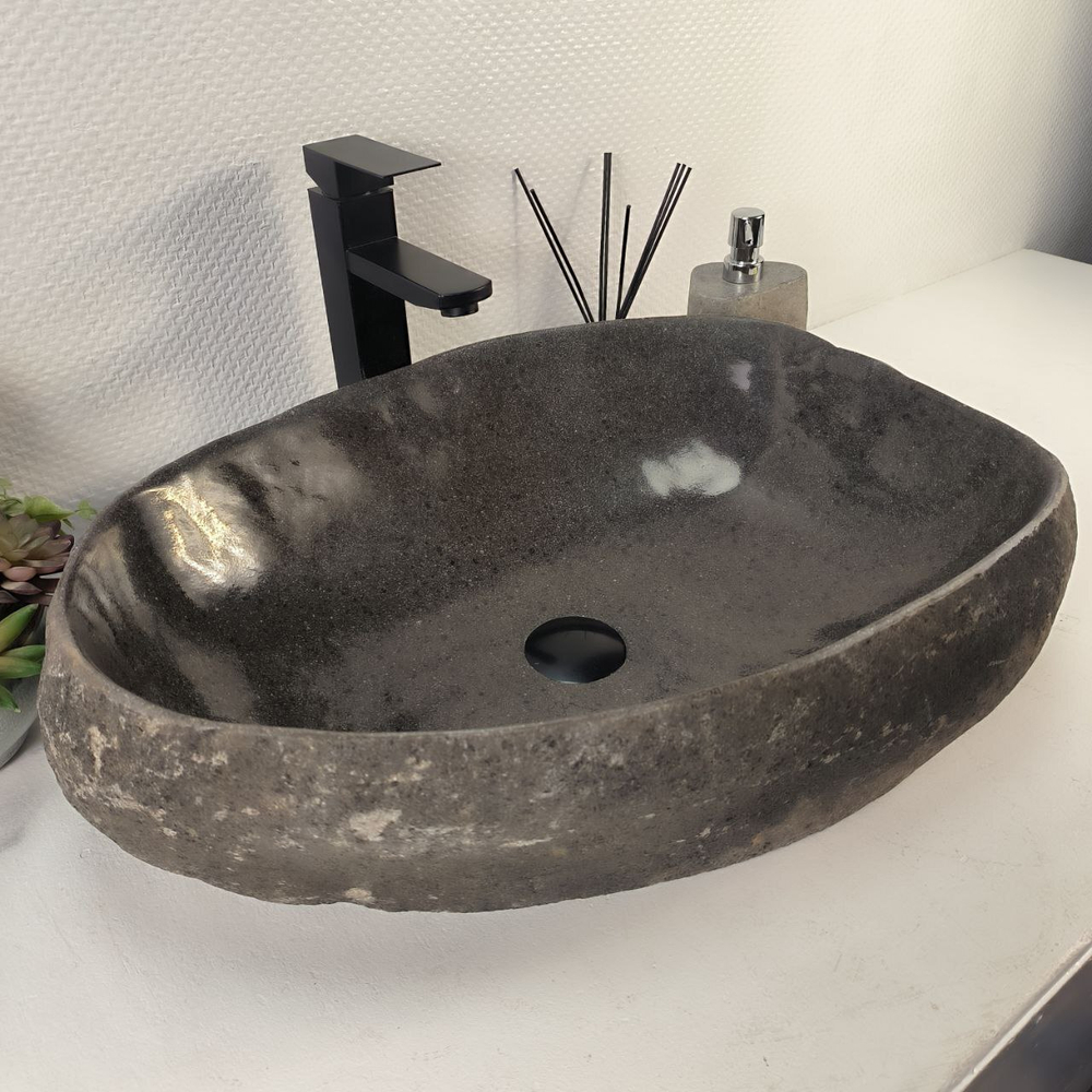 Раковина из речного камня RS-65249 57*42*16 0862