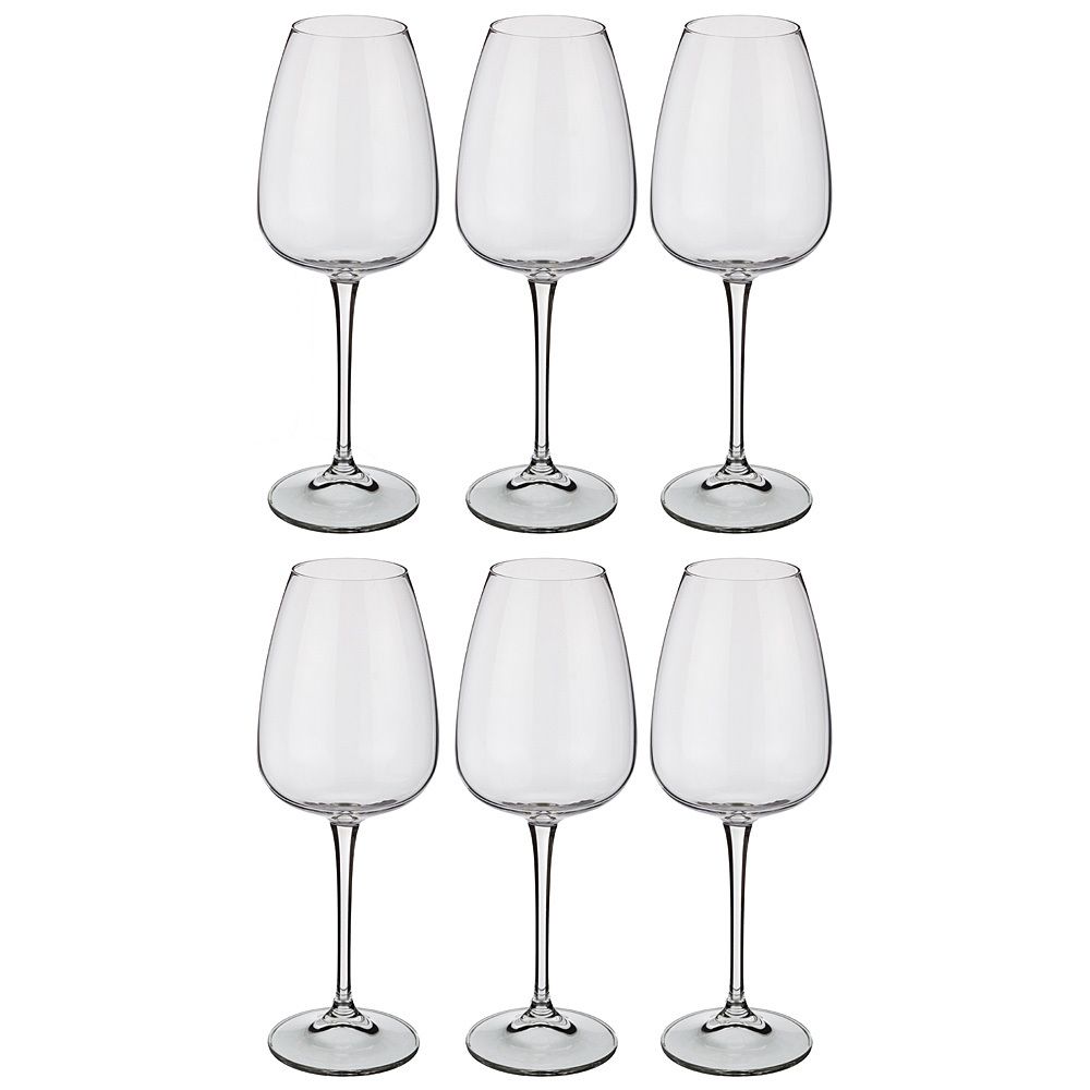 НАБОР БОКАЛОВ ДЛЯ ВИНА ИЗ 6 ШТ. "ALIZEE/ANSER" 440 МЛ ВЫСОТА=24 СМ (КОР=8НАБОР.)