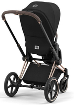 Коляска Cybex Priam IV Rosegold complete и автокресло Cloud G i-Size Almond Beige Plus 3 в 1 Sepia Black