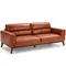 Трехместный диван Angel Cerda KF1016-3P, коричневая кожа