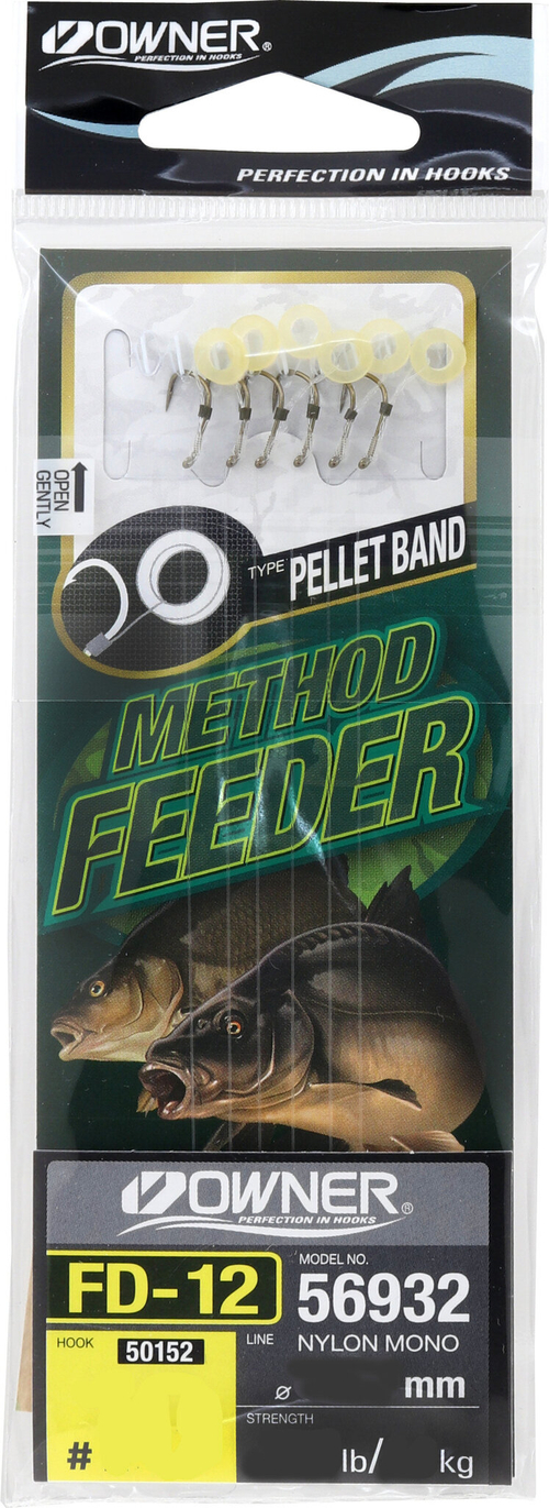 Крючок с поводком Owner FD-12 P.BAND 06-0.22