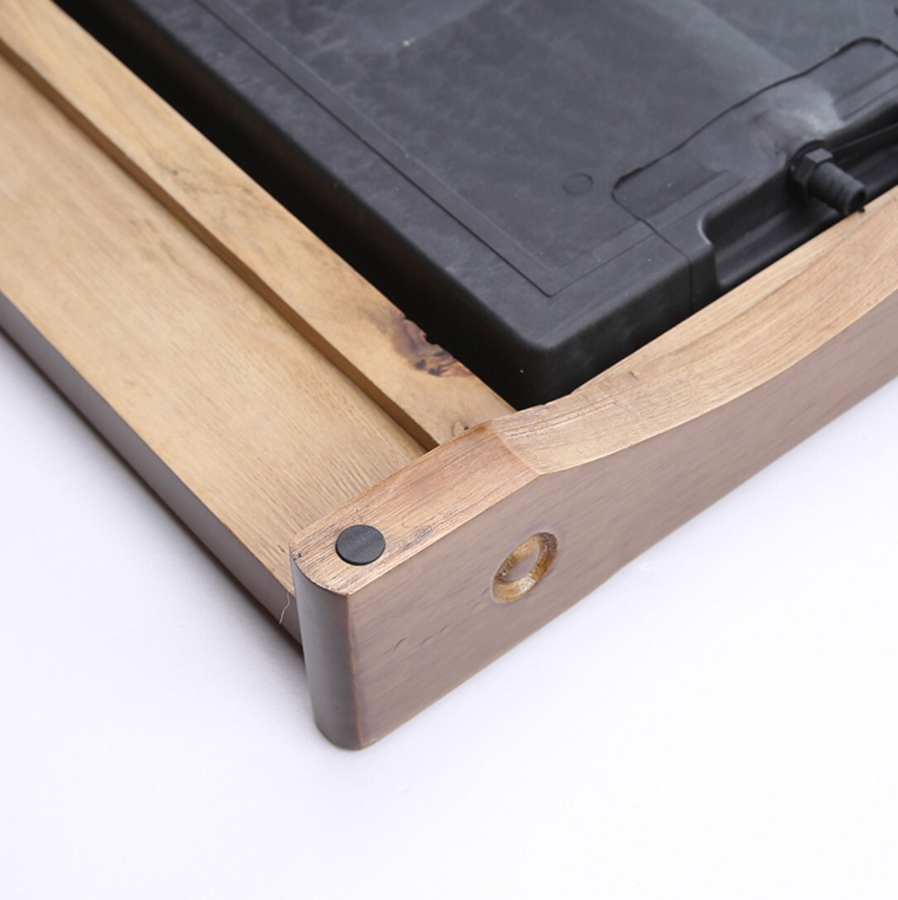 278041 Чабань "Восковое дерево" поддон+шланг, l=63см, дерево/пластик тем.коричневый