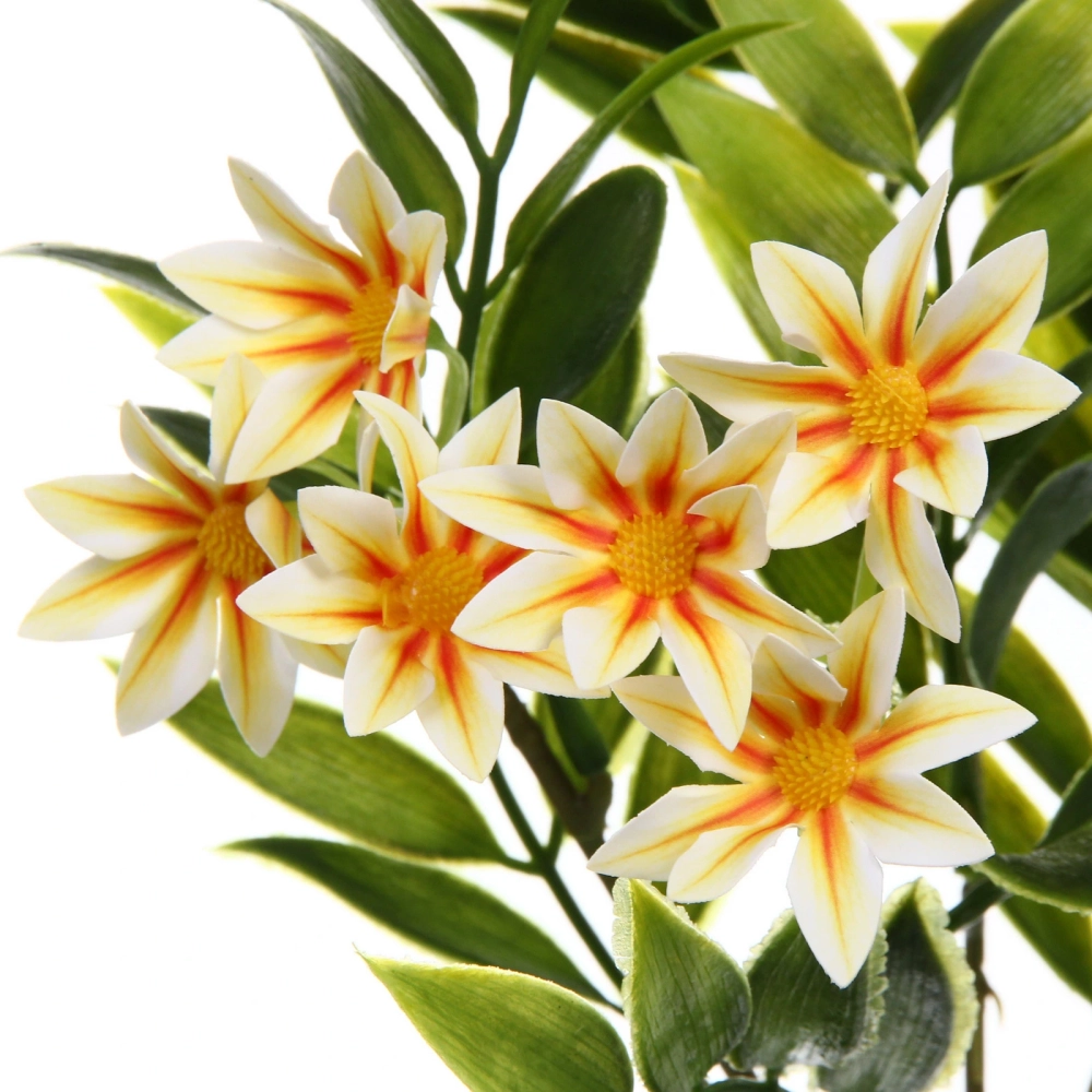 Искусственные цветы «Волшебство лета» 32см Космея 15 цветков желтые