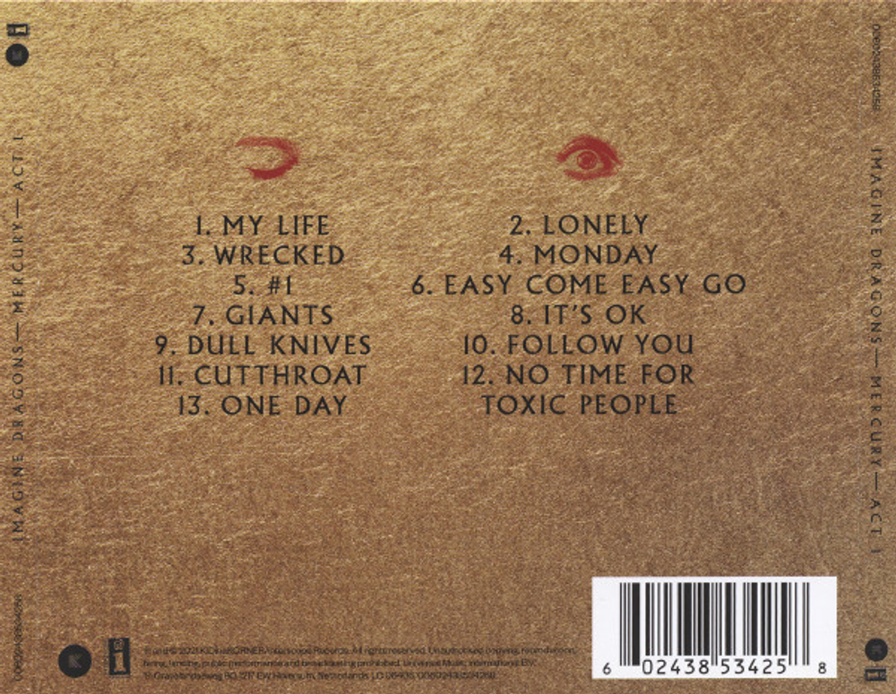 Imagine Dragons / Mercury - Act 1 (Special Edition)(CD)